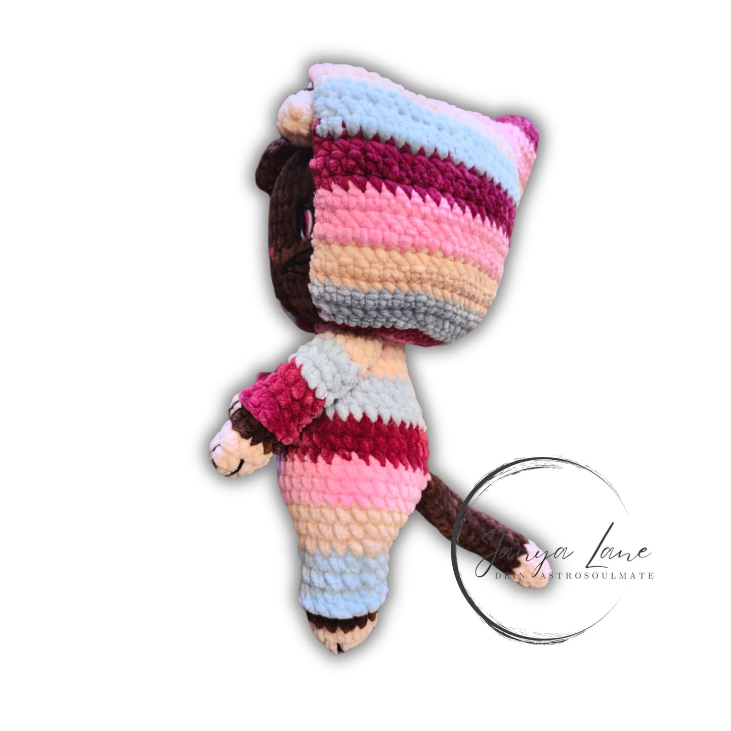 🐱 Onesie Cat „Branna“ Beere | Lila | Rosa (30 cm)