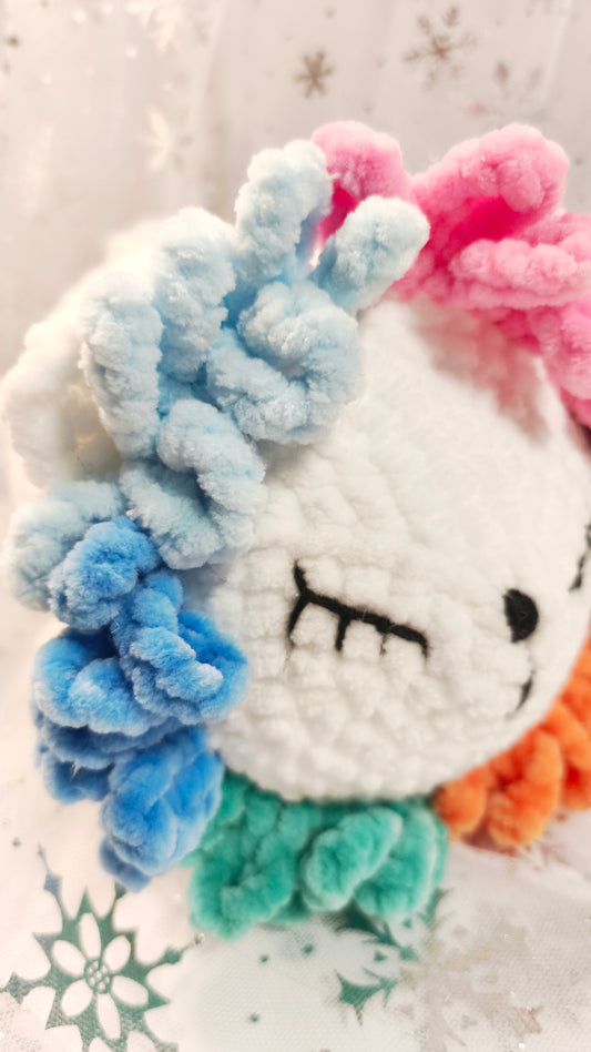 🦁❄️ Löwenbaby „Líonán“ XL | Regenbogen | Irische Winterzeit