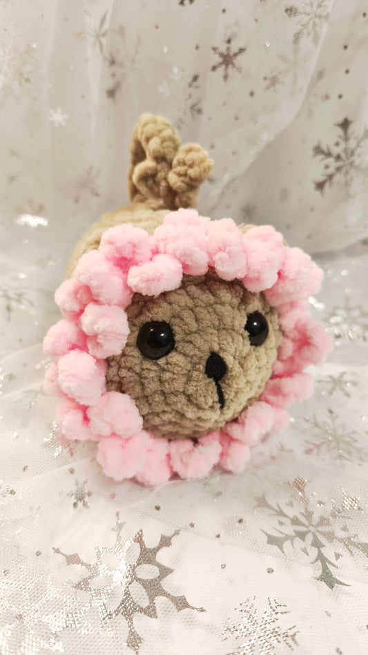 🦁❄️ Löwenbaby „Fionnán“ | Rosa | Irische Winterzeit