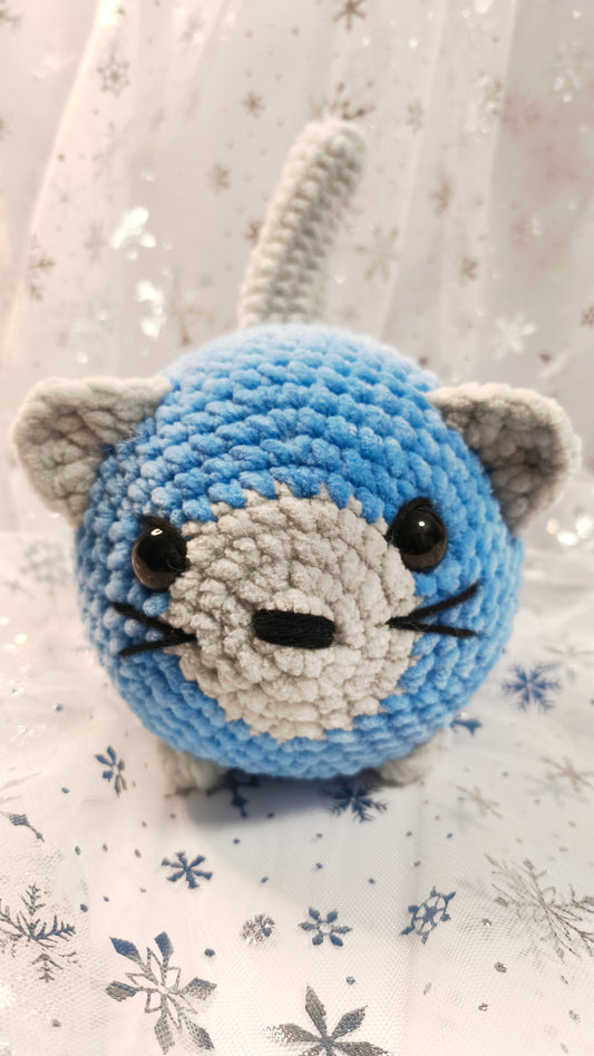 🐱❄️ Siamkatze „Spéirín“ XL | Blau | Irische Winterzeit