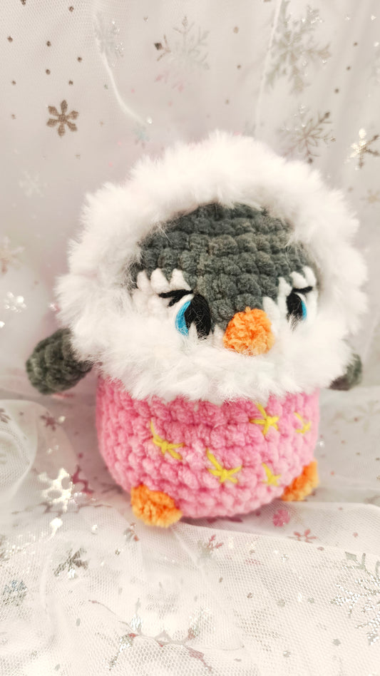 🐧 Frosty Fintan| Winter Moon & Stars Collection | Rosa