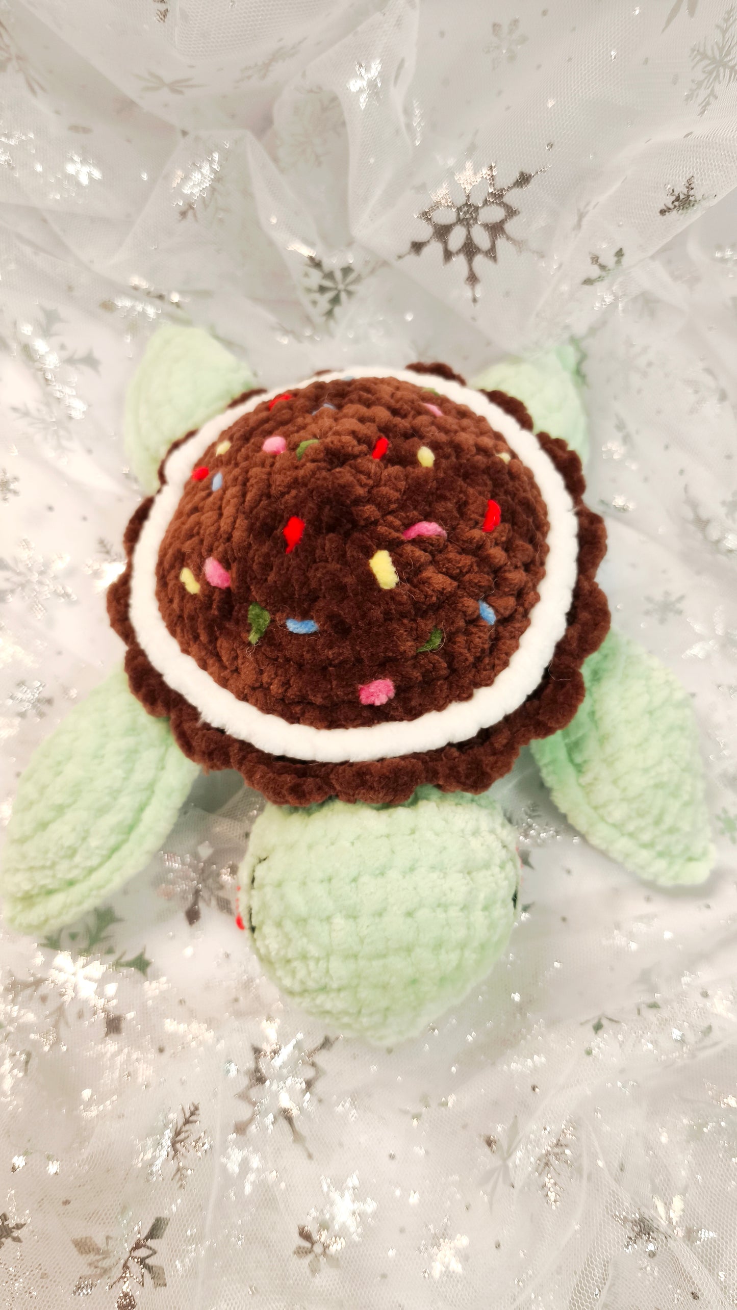 🍪🐢 Lebkuchen-Schildkröte „Milseán“ | Mint | Cozy Christmas Edition