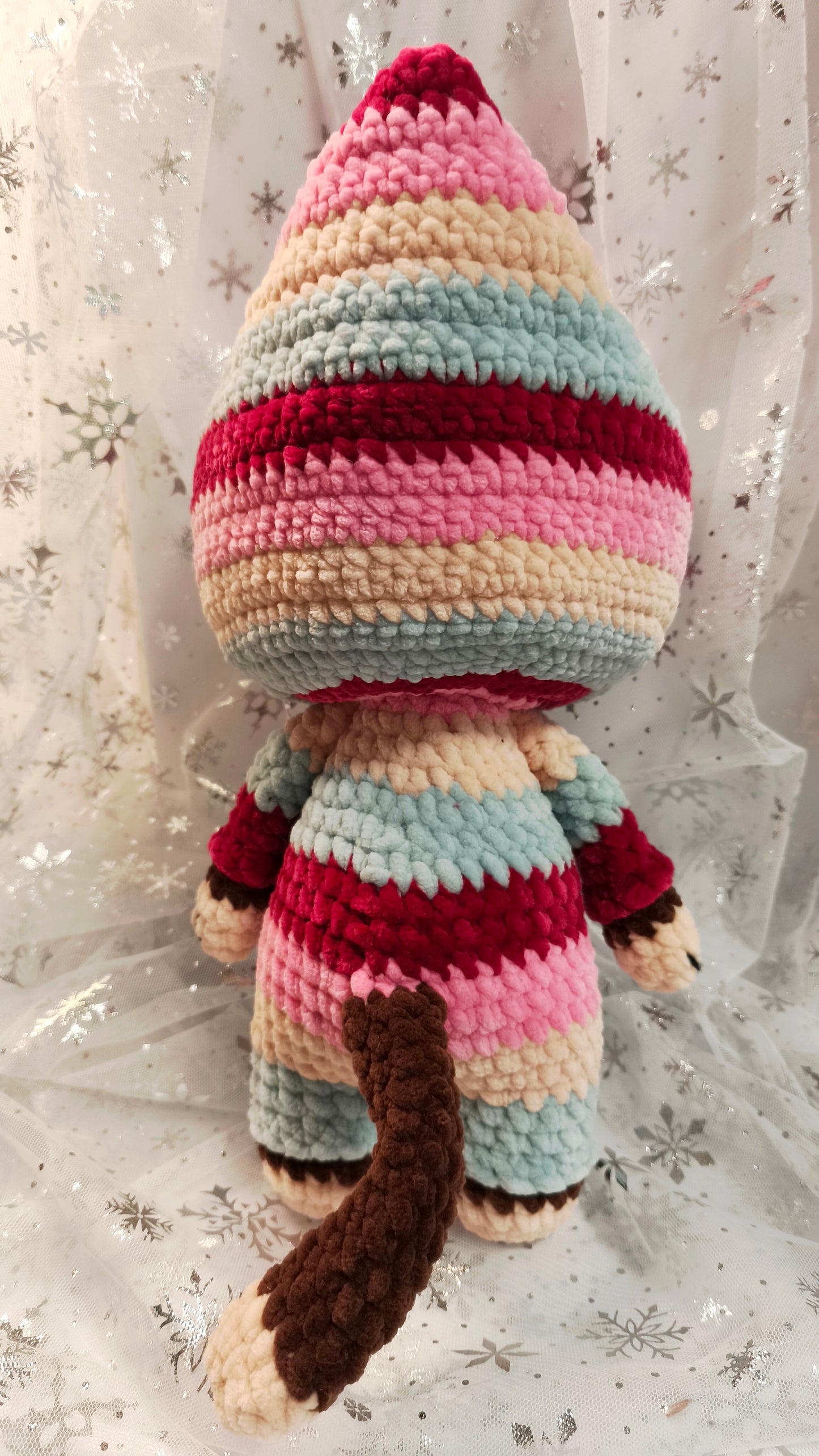 🐱 Onesie Cat „Branna“ Beere | Lila | Rosa (30 cm)