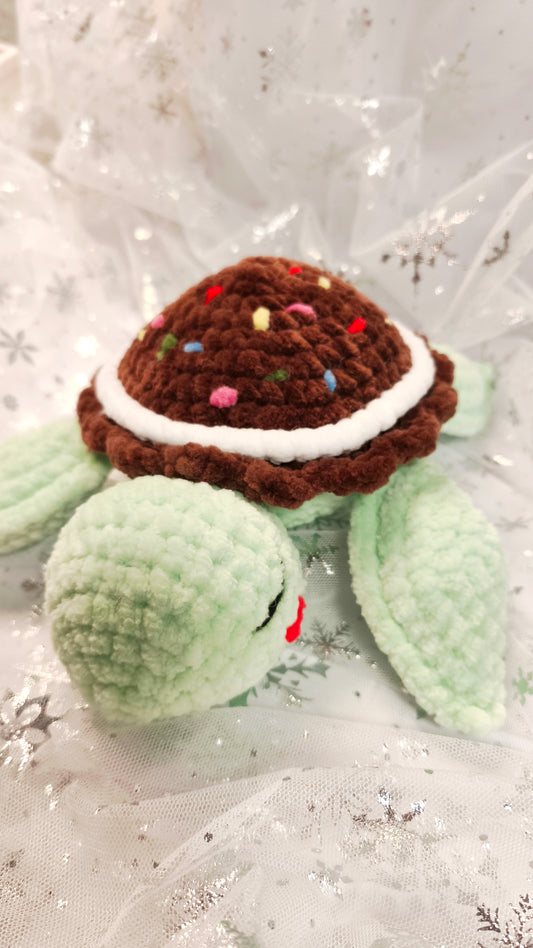 🍪🐢 Lebkuchen-Schildkröte „Milseán“ | Mint | Cozy Christmas Edition