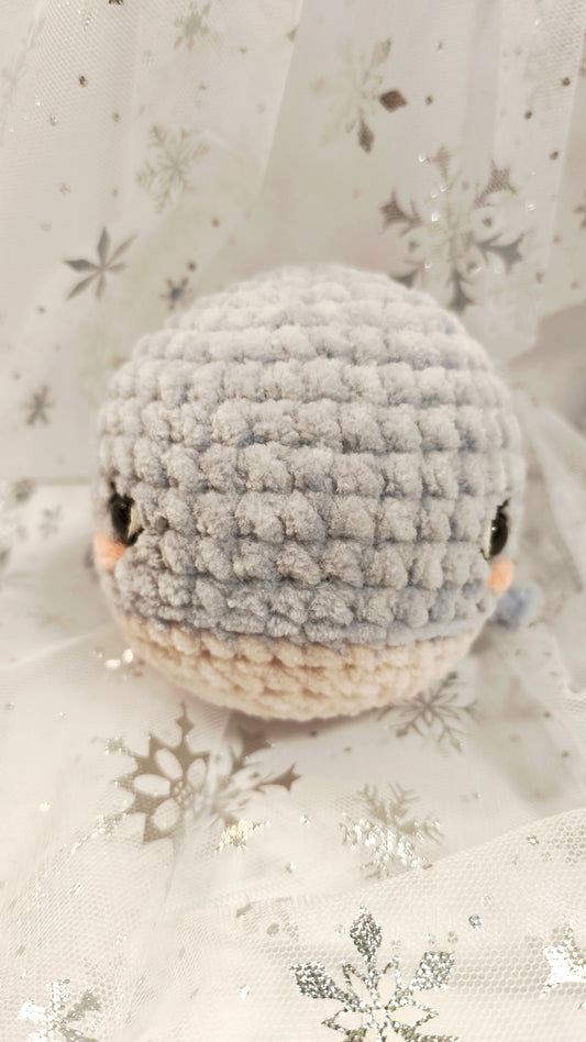 🐳 Babywal „Muirín“ | BlauGrau | Cozy Winter Edition