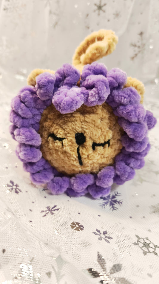 🦁❄️ Löwenbaby „Líonán“ | Lila | Irische Winterzeit