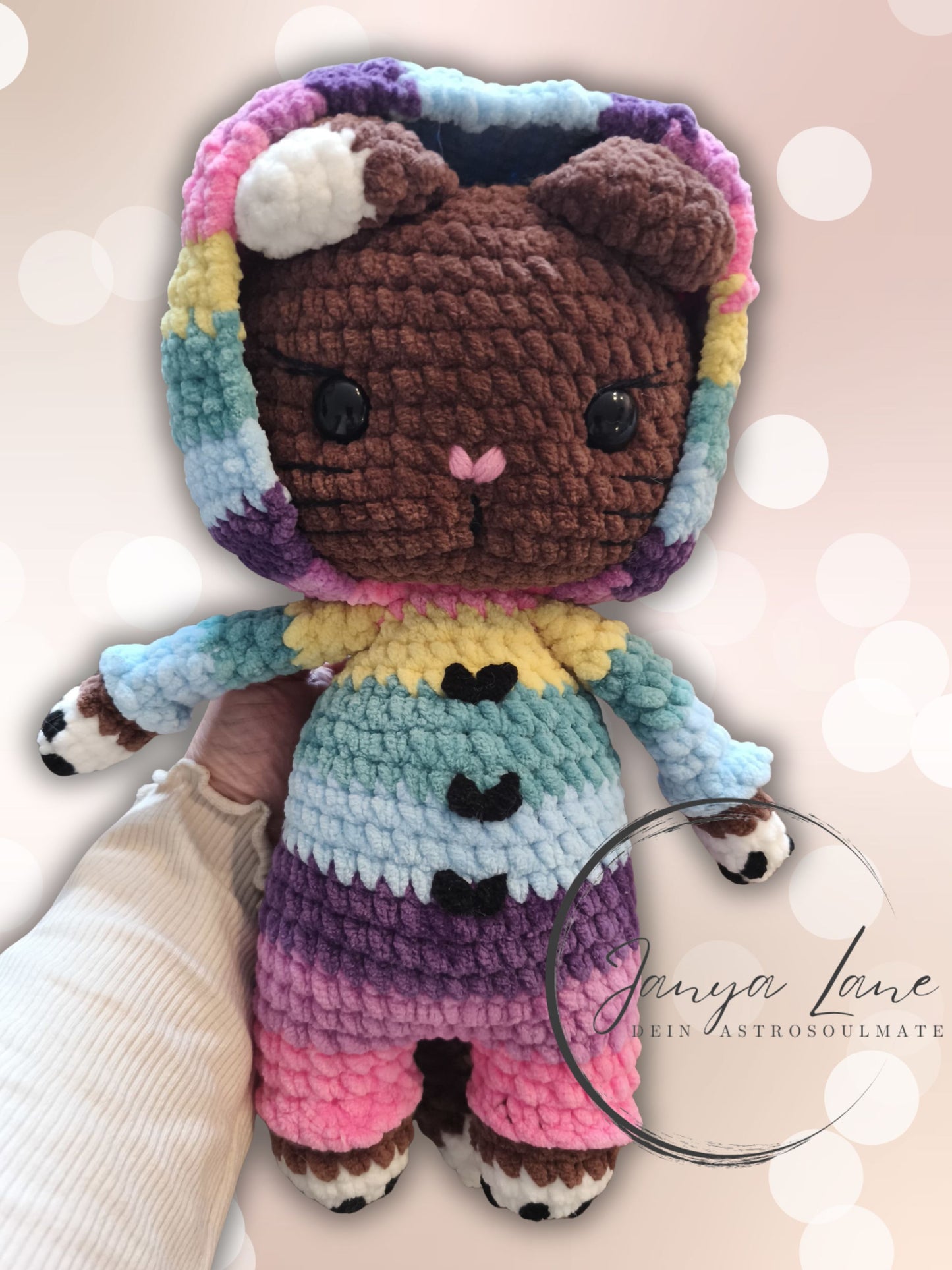 Häkelanleitung Amigurumi Onesie Katzenfreunde (PDF) | AstroSoulMates Häkelwelt Sofortdownload | Standart