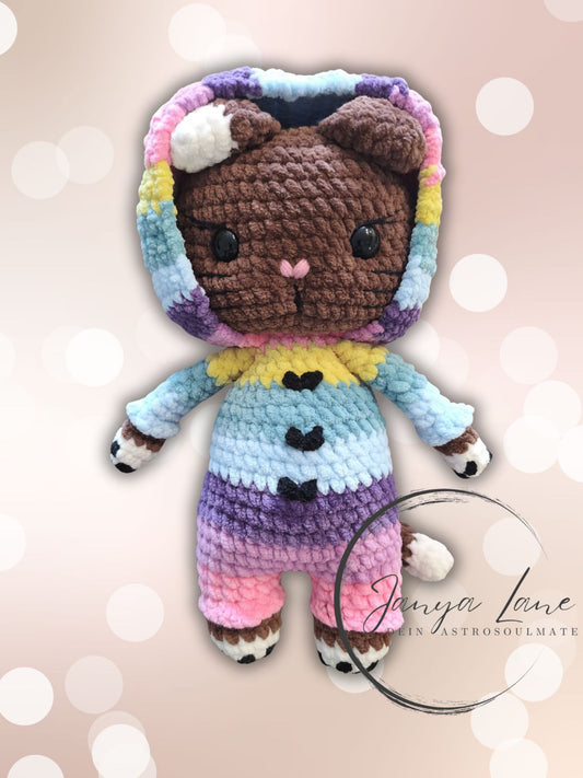 Häkelanleitung Amigurumi Onesie Katzenfreunde (PDF) | AstroSoulMates Häkelwelt Sofortdownload | Standart