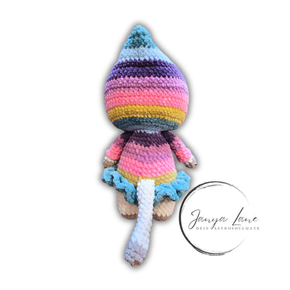 🐱 Onesie Cat „Sorcha“ Regenbogenkleidchen | Weiß (30 cm)
