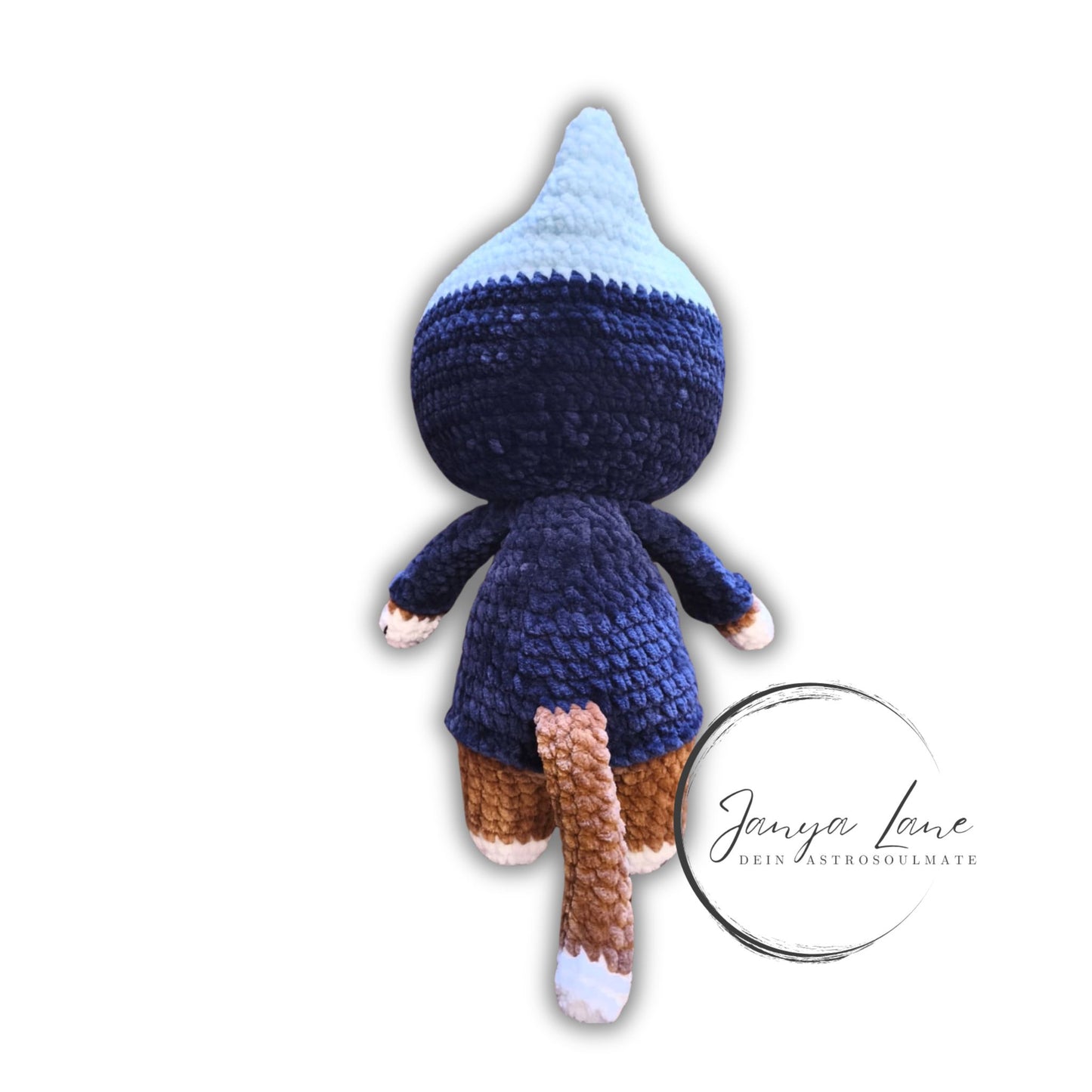🐱 Hoodie Cat „Maeve“ BlueBerry | Lightblue | Braun (30 cm)