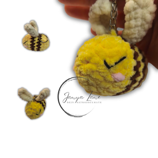 💛 Schlüsselanhänger Dottie | die kleine Biene mit dem Blütentraum 🐝| Farbe gelb
