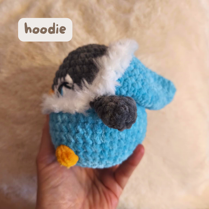 2 in 1 Häkelanleitung Amigurumi Frosty Fintan Winterpinguin 2 Größen (PDF) | AstroSoulMates Häkelwelt Sofortdownload | Standart