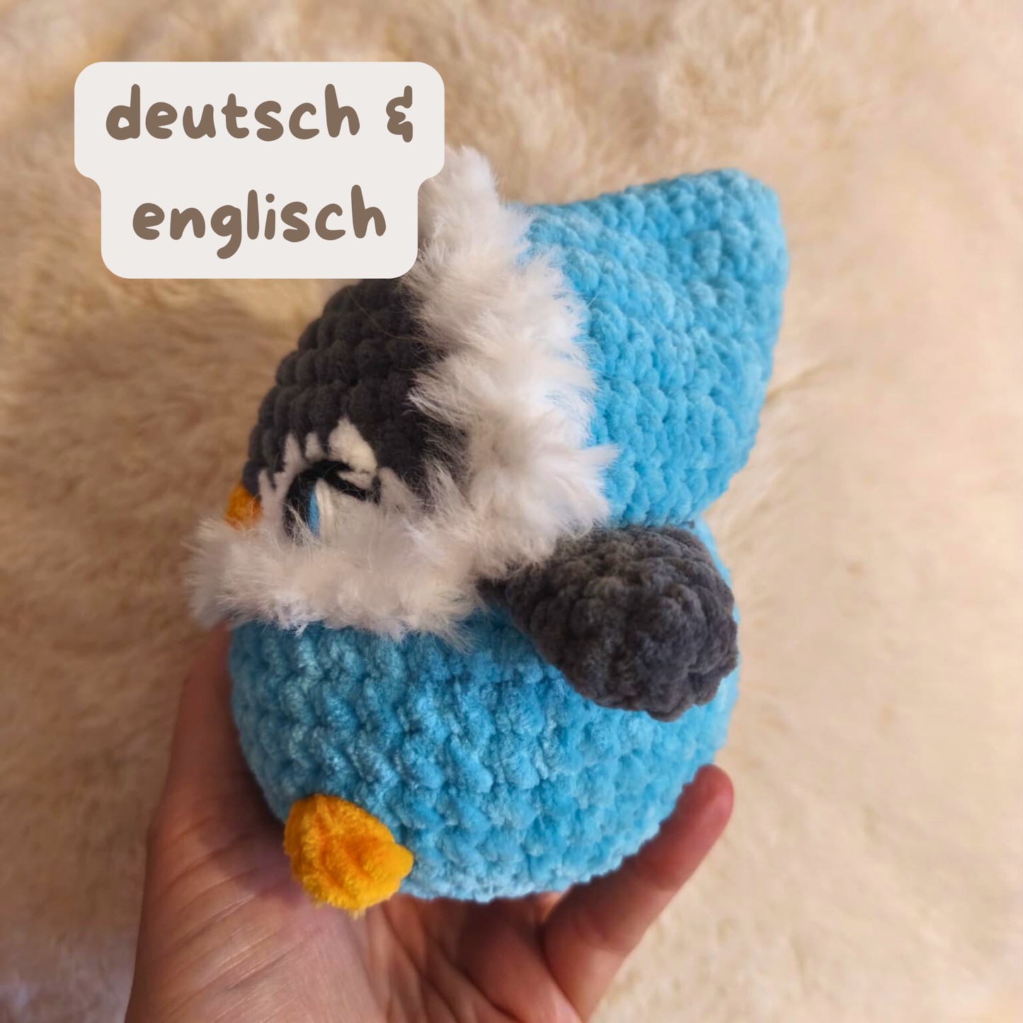 2 in 1 Häkelanleitung Amigurumi Frosty Fintan Winterpinguin 2 Größen (PDF) | AstroSoulMates Häkelwelt Sofortdownload | Standart