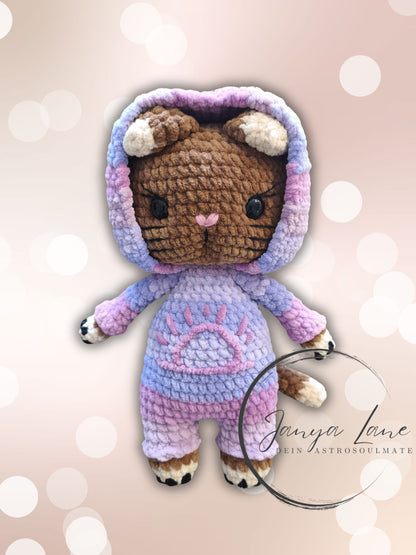 Häkelanleitung Amigurumi Onesie Katzenfreunde (PDF) | AstroSoulMates Häkelwelt Sofortdownload | Standart