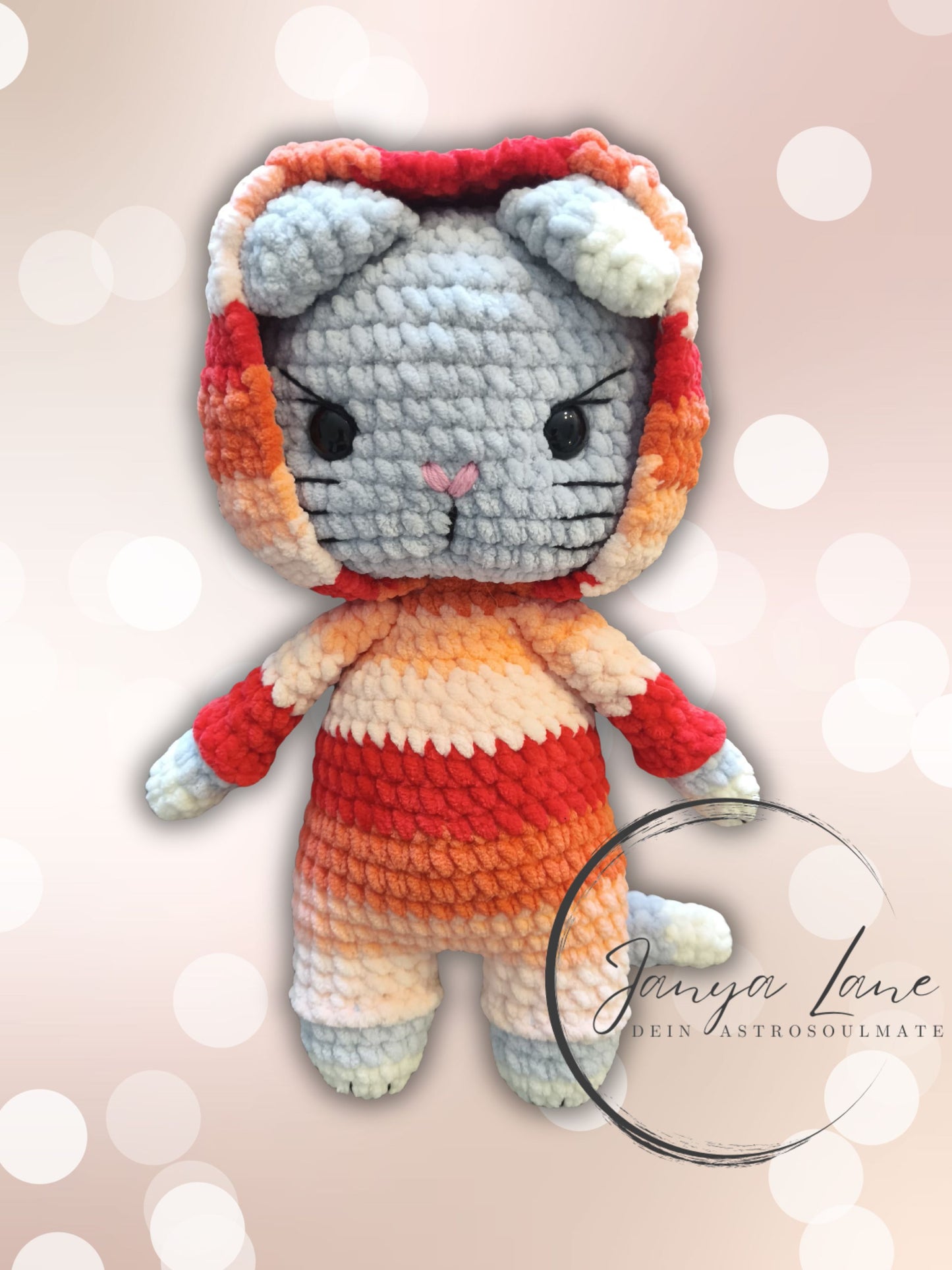 Häkelanleitung Amigurumi Onesie Katzenfreunde (PDF) | AstroSoulMates Häkelwelt Sofortdownload | Standart