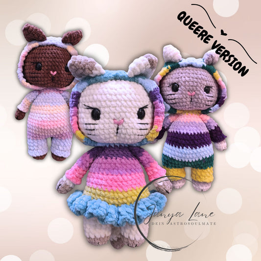 Häkelanleitung Amigurumi Regenbogengeschwister (PDF) | AstroSoulmates Häkelwelt | Standart