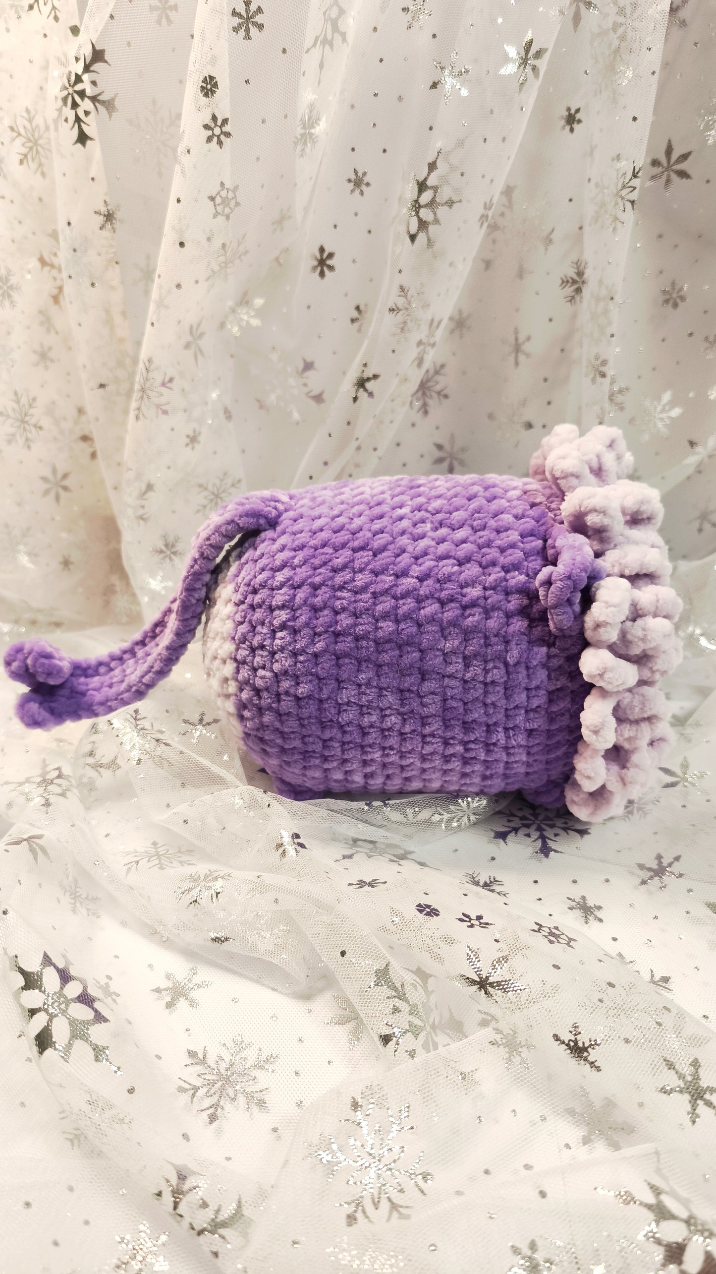 🦁❄️ Löwenbaby „Líonán“ XL | Lila | Irische Winterzeit