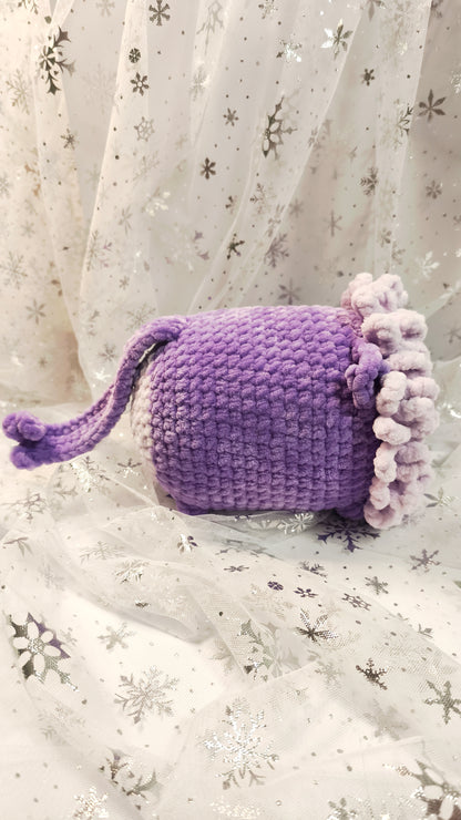 🦁❄️ Löwenbaby „Líonán“ XL | Lila | Irische Winterzeit