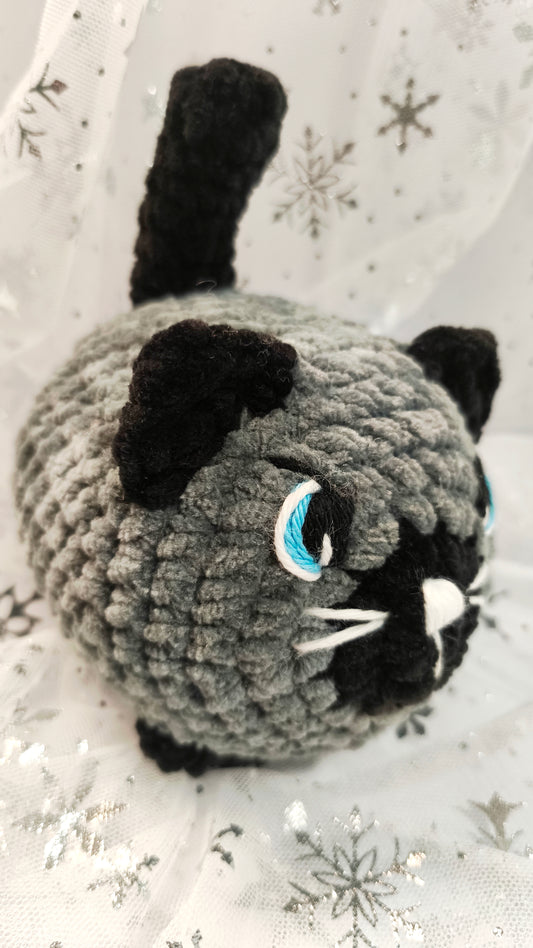 🐱❄️ Siamkatze „Feighín“ | GrauSchwarz | Irische Winterzeit