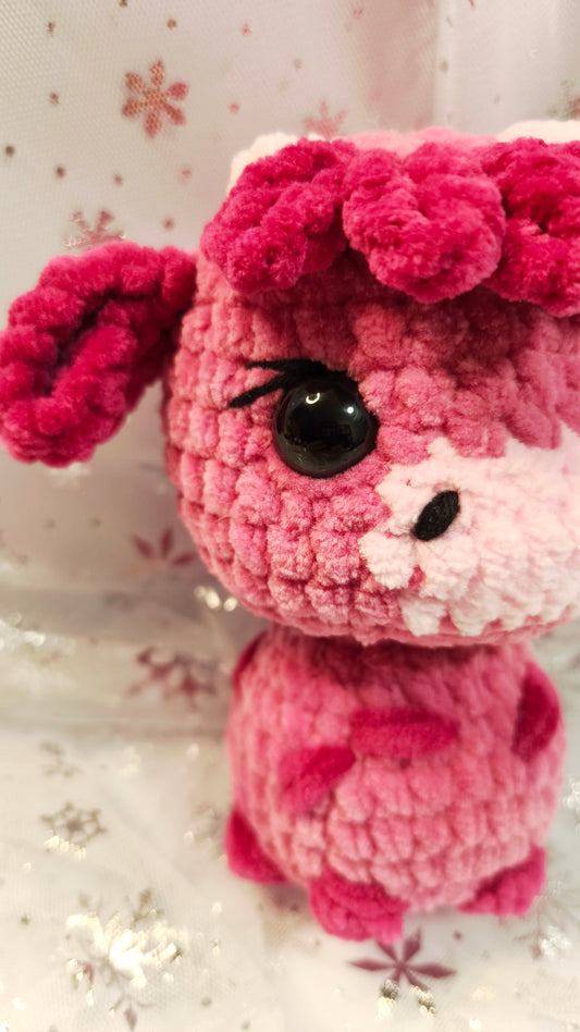 🐮❄️ Highland-Kuh „Ealga“ | Pink DarkPink | Irische Winterzeit