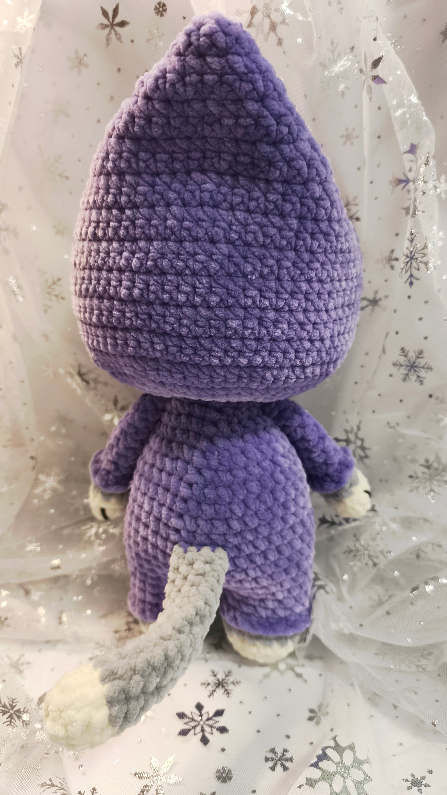 🐱 Onesie Cat „Lyra“ aus der Winter Moon and Stars Collection in Lila | ca 30 cm