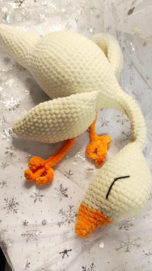 🪿 Wintergans „Gealbhan“ XL | Cremeweiß | Cozy Winter Edition