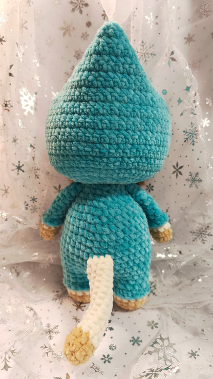 🐱 Onesie Cat „Aster“ aus der Winter Moon and Stars Collection in Winterblau | ca 30 cm