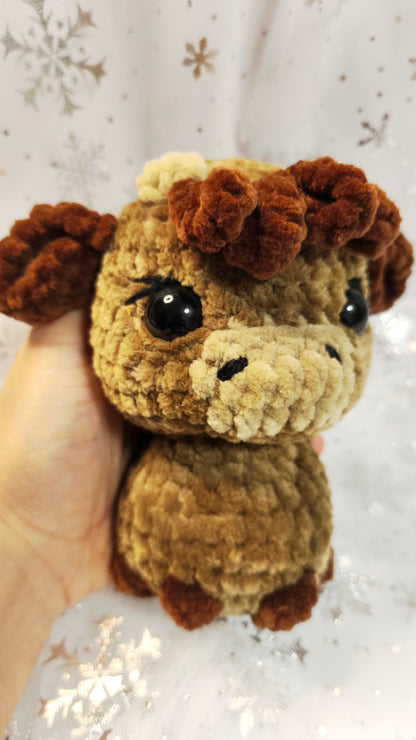 🐮❄️ Highland-Kuh „Ealga“ | Braun DarkBraun | Irische Winterzeit