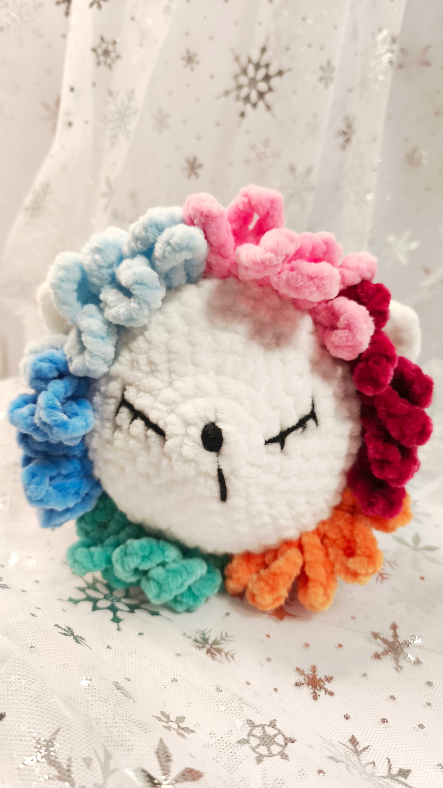 🦁❄️ Löwenbaby „Líonán“ XL | Regenbogen | Irische Winterzeit