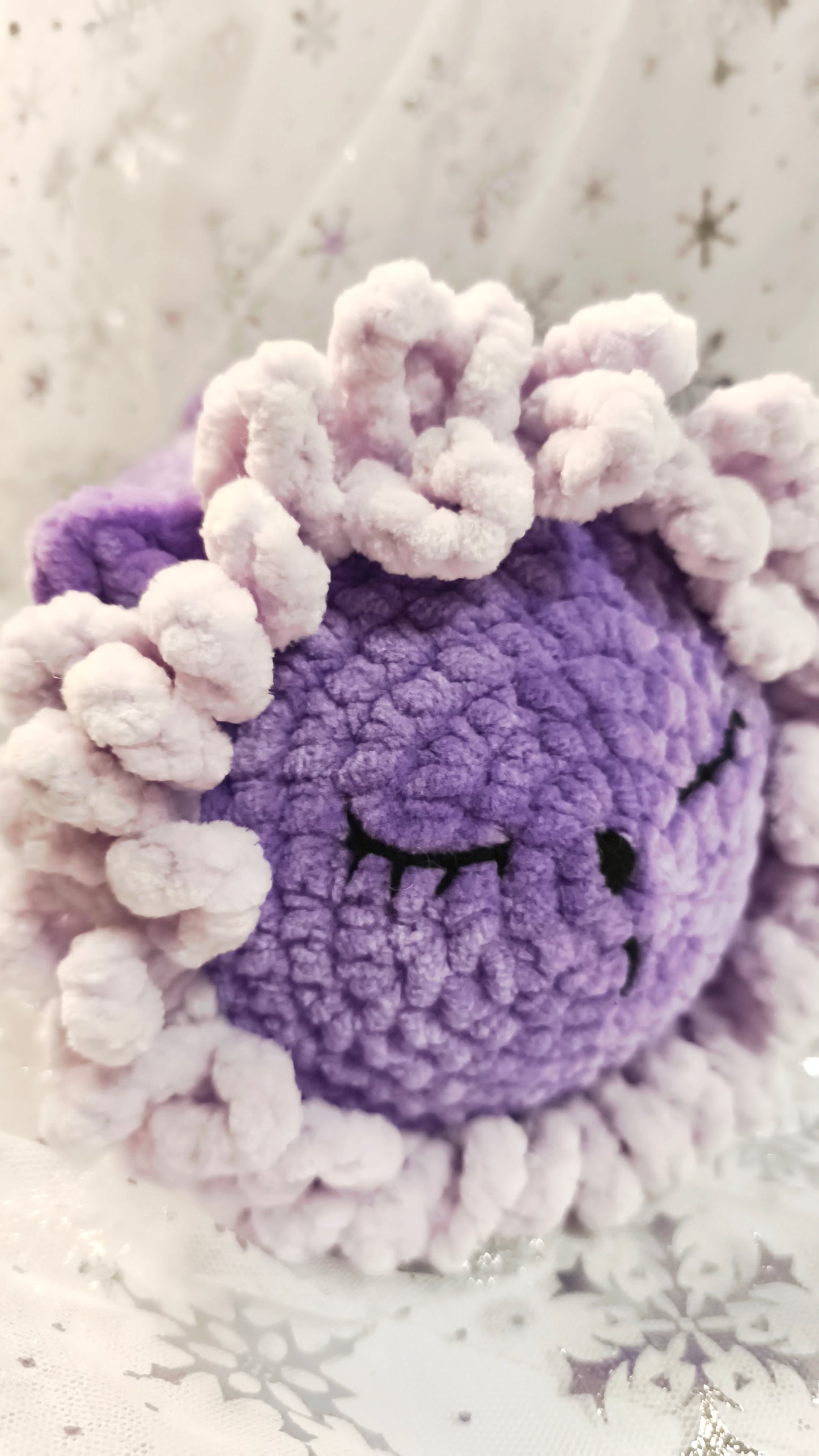 🦁❄️ Löwenbaby „Líonán“ XL | Lila | Irische Winterzeit