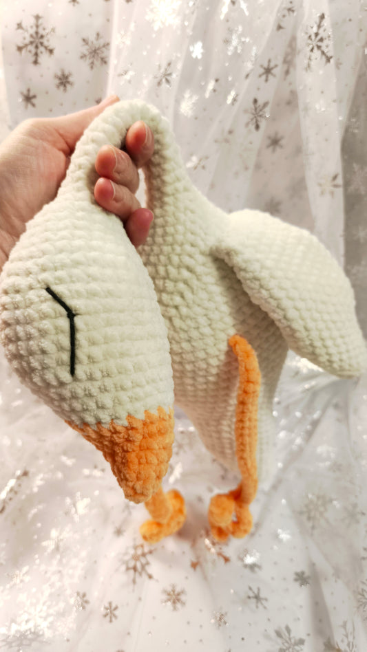 🪿 Wintergans „Gealbhan“ XL | Cremeweiß | Cozy Winter Edition