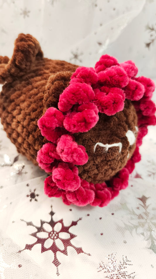 🦁❄️ Löwenbaby „Líonán“ Dark | Beere | Irische Winterzeit