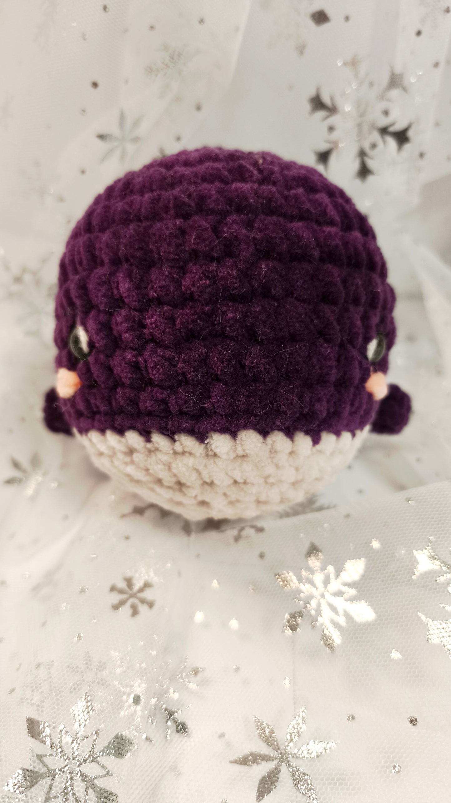 🐳 Babywal „Muirín“ | DarkLila | Cozy Winter Edition
