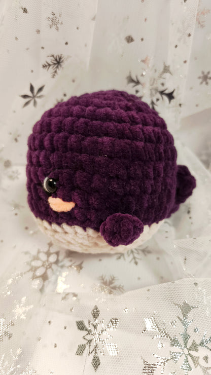 🐳 Babywal „Muirín“ | DarkLila | Cozy Winter Edition