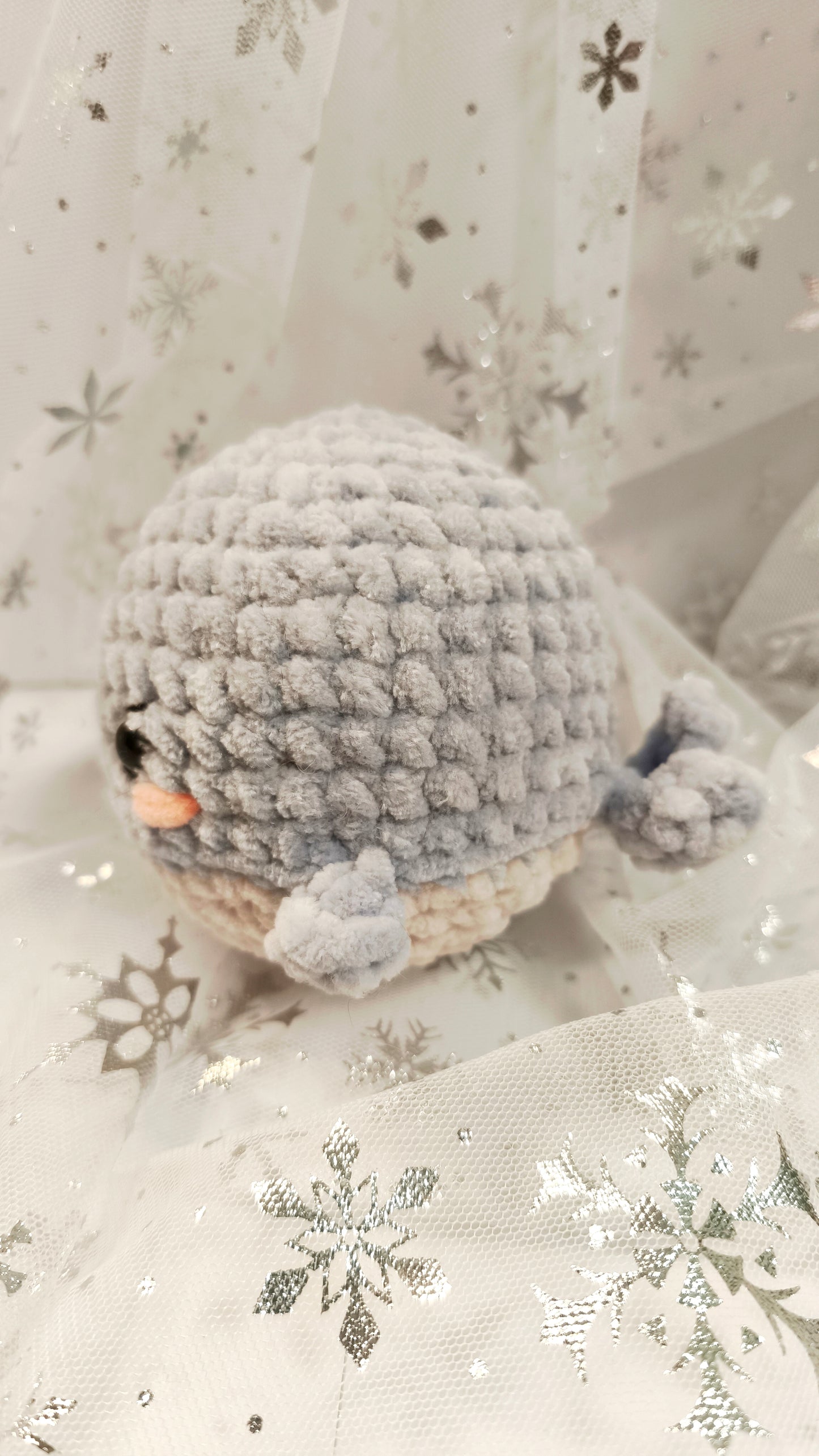 🐳 Babywal „Muirín“ | BlauGrau | Cozy Winter Edition