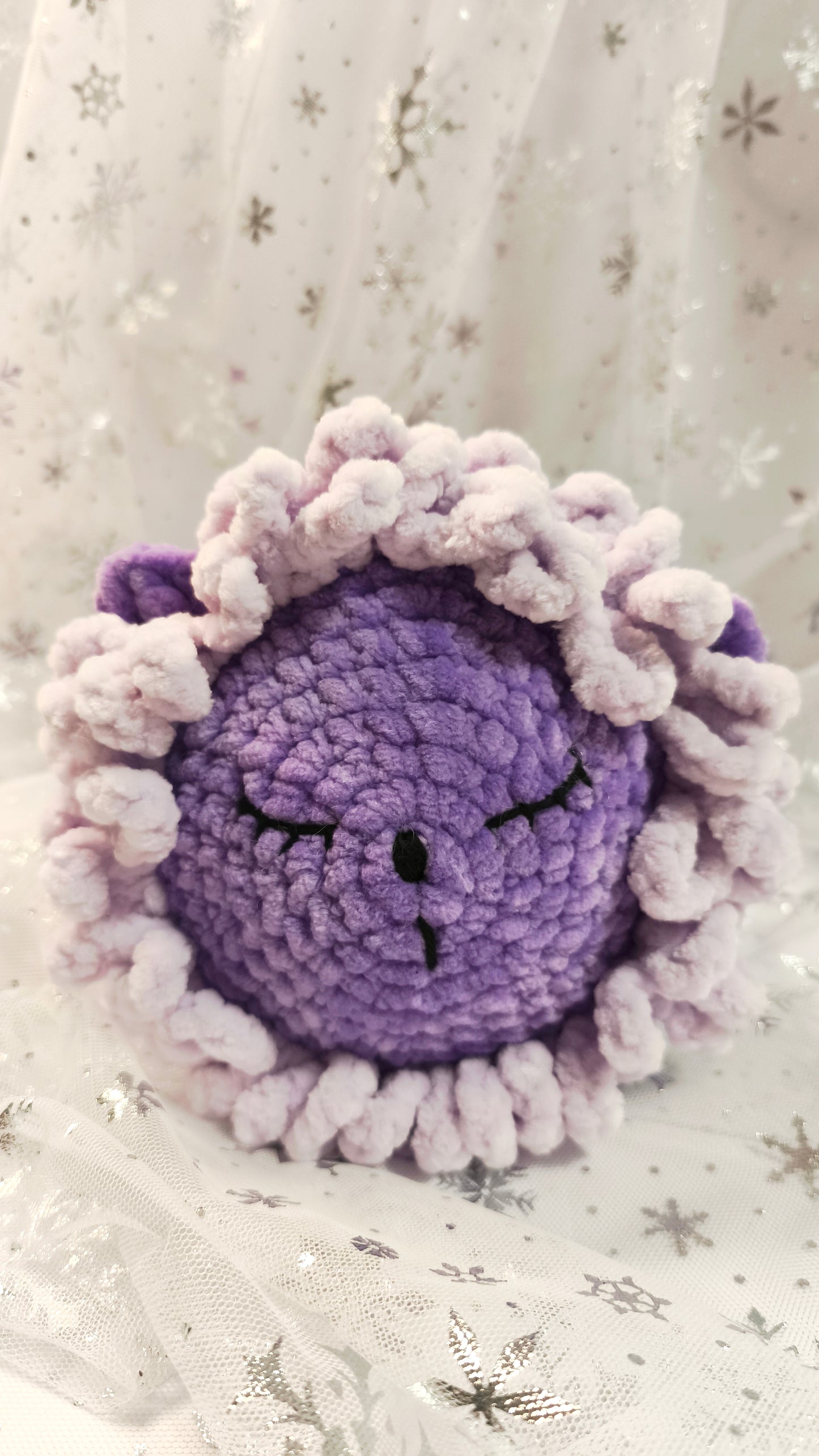 🦁❄️ Löwenbaby „Líonán“ XL | Lila | Irische Winterzeit