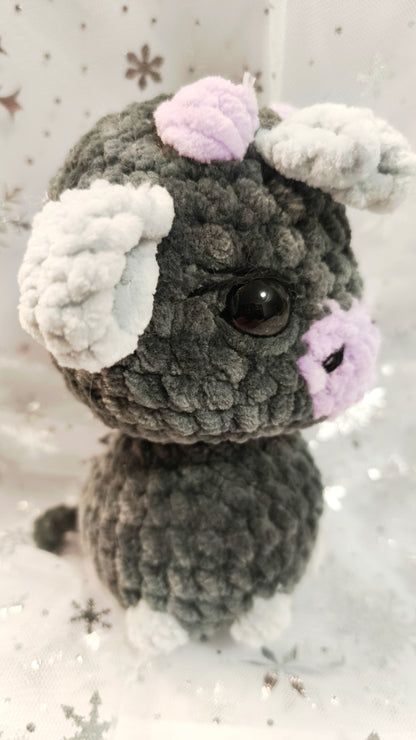 🐮❄️ Highland-Kuh „Ealga“ | Grau Flieder | Irische Winterzeit