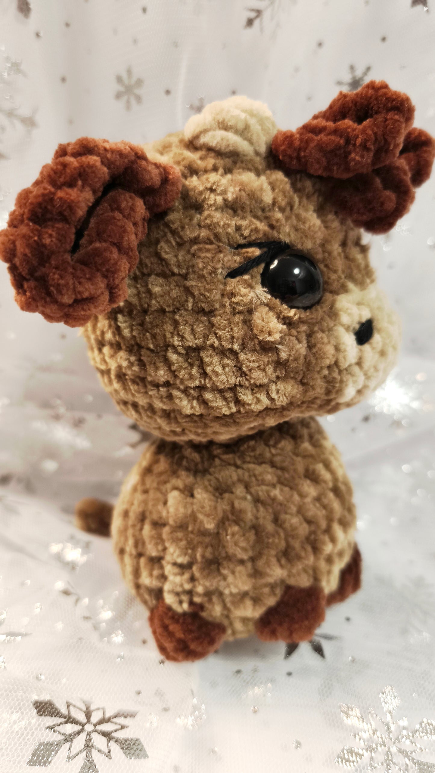 🐮❄️ Highland-Kuh „Ealga“ | Braun DarkBraun | Irische Winterzeit