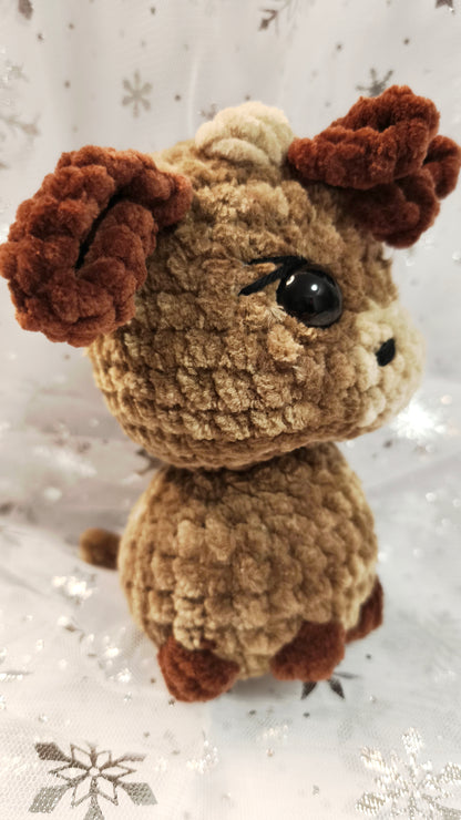 🐮❄️ Highland-Kuh „Ealga“ | Braun DarkBraun | Irische Winterzeit