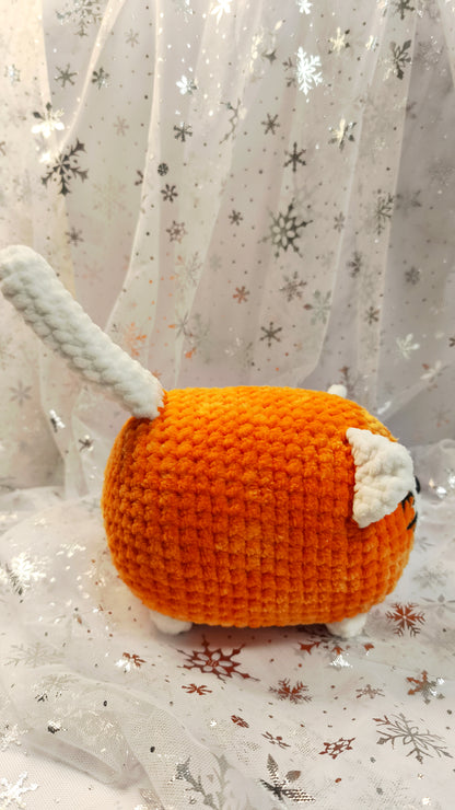 🐱❄️ Siamkatze „Suanín“ XL | OrangeWeiß | Irische Winterzeit