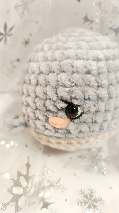 🐳 Babywal „Muirín“ | BlauGrau | Cozy Winter Edition