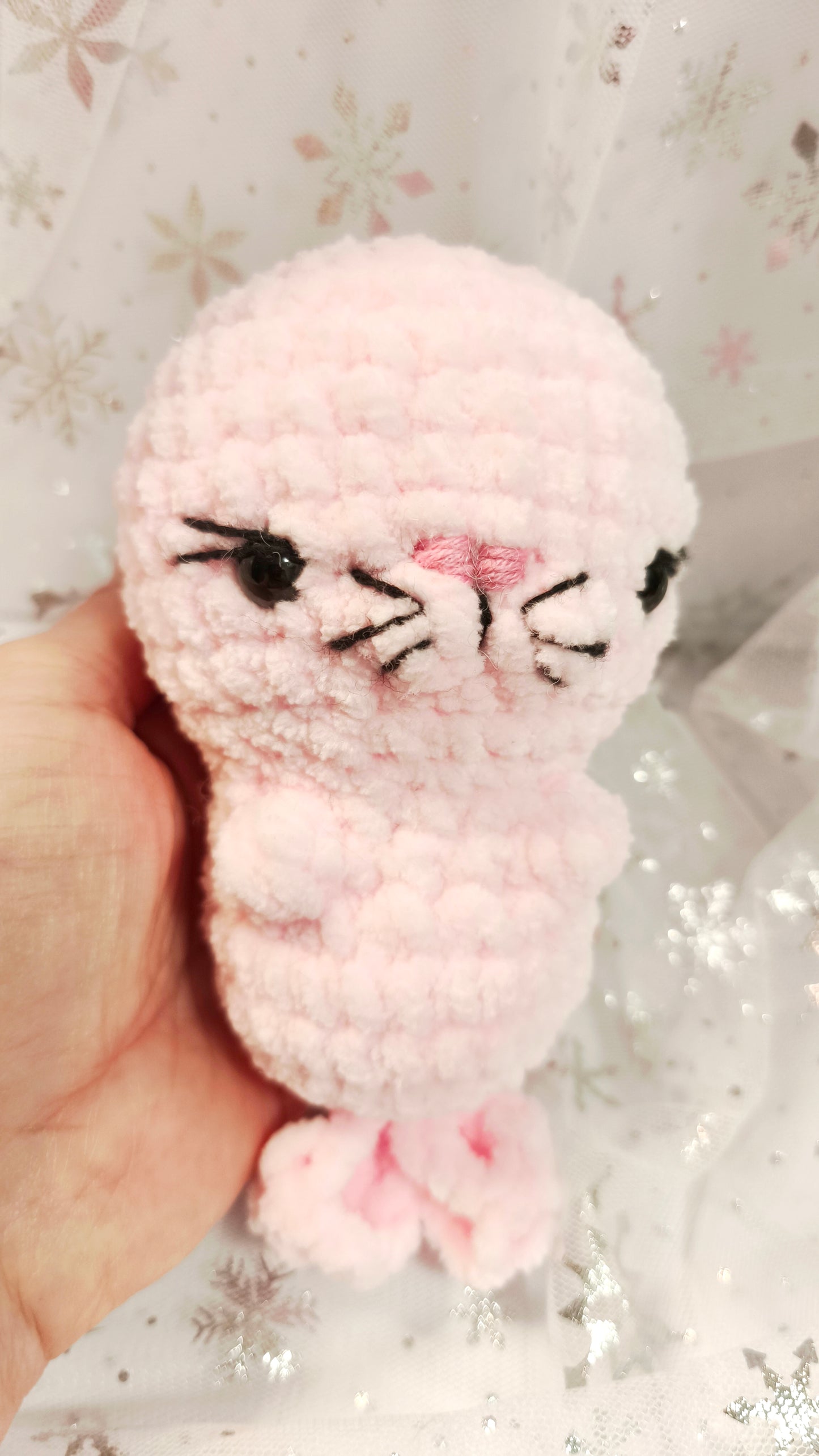 🦭 Babyrobbe „Róinín“ | Rosa | Cozy Winter Edition