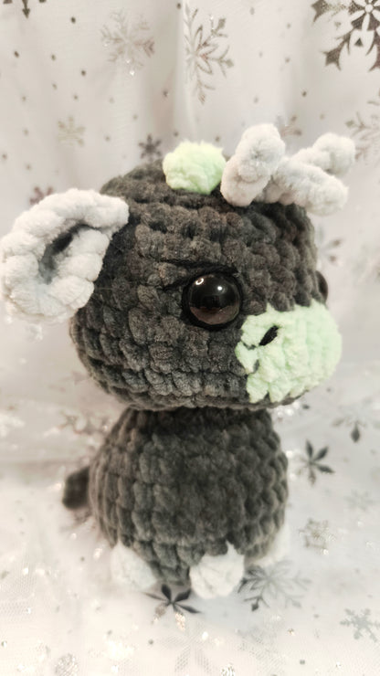 🐮❄️ Highland-Kuh „Ealga“ | Grau Mint | Irische Winterzeit