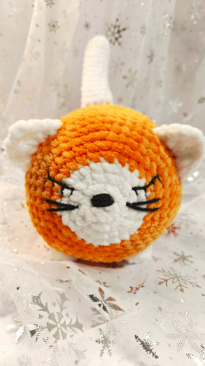 🐱❄️ Siamkatze „Suanín“ XL | OrangeWeiß | Irische Winterzeit