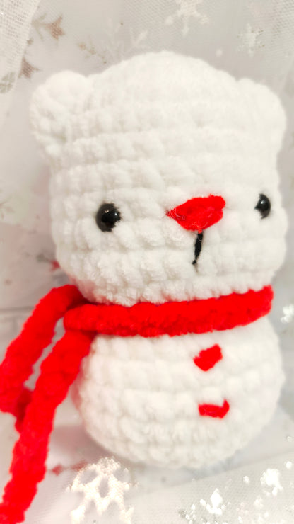 🐻🎄 Weihnachtsbär „Nollaigín“ | WeißRot | Cozy Winter Edition