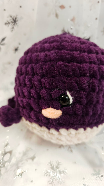 🐳 Babywal „Muirín“ | DarkLila | Cozy Winter Edition