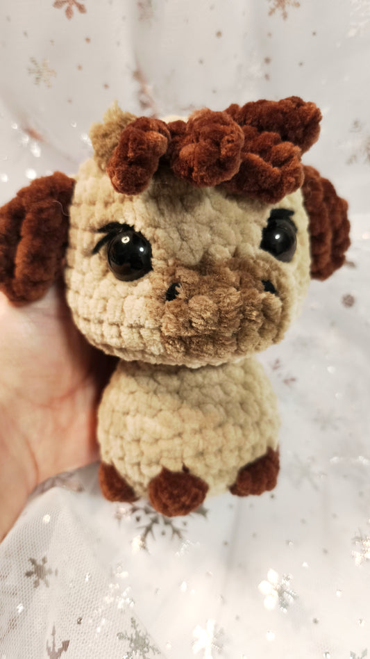 🐮❄️ Highland-Kuh „Ealga“ | Hellbraun DarkBraun | Irische Winterzeit