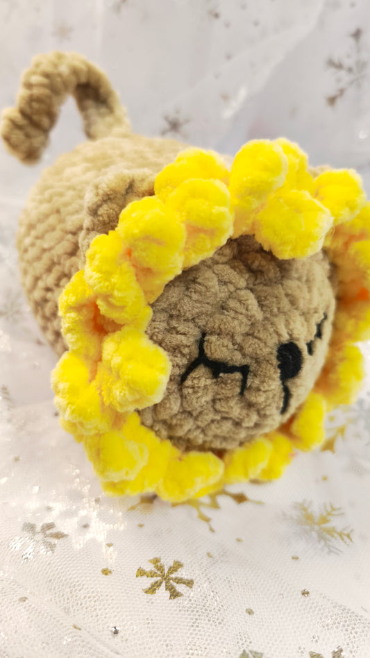 🦁❄️ Löwenbaby „Líonán“ | Gelb | Irische Winterzeit