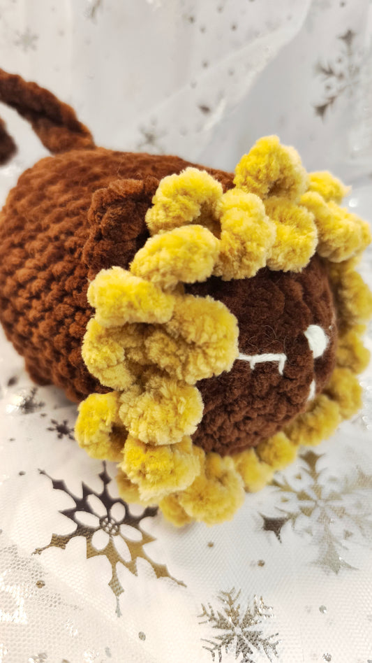 🦁❄️ Löwenbaby „Líonán“ Dark | Karamell | Irische Winterzeit