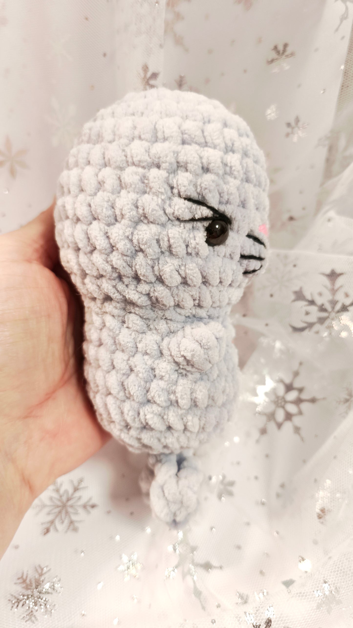 🦭 Babyrobbe „Róinín“ | BlauGrau | Cozy Winter Edition